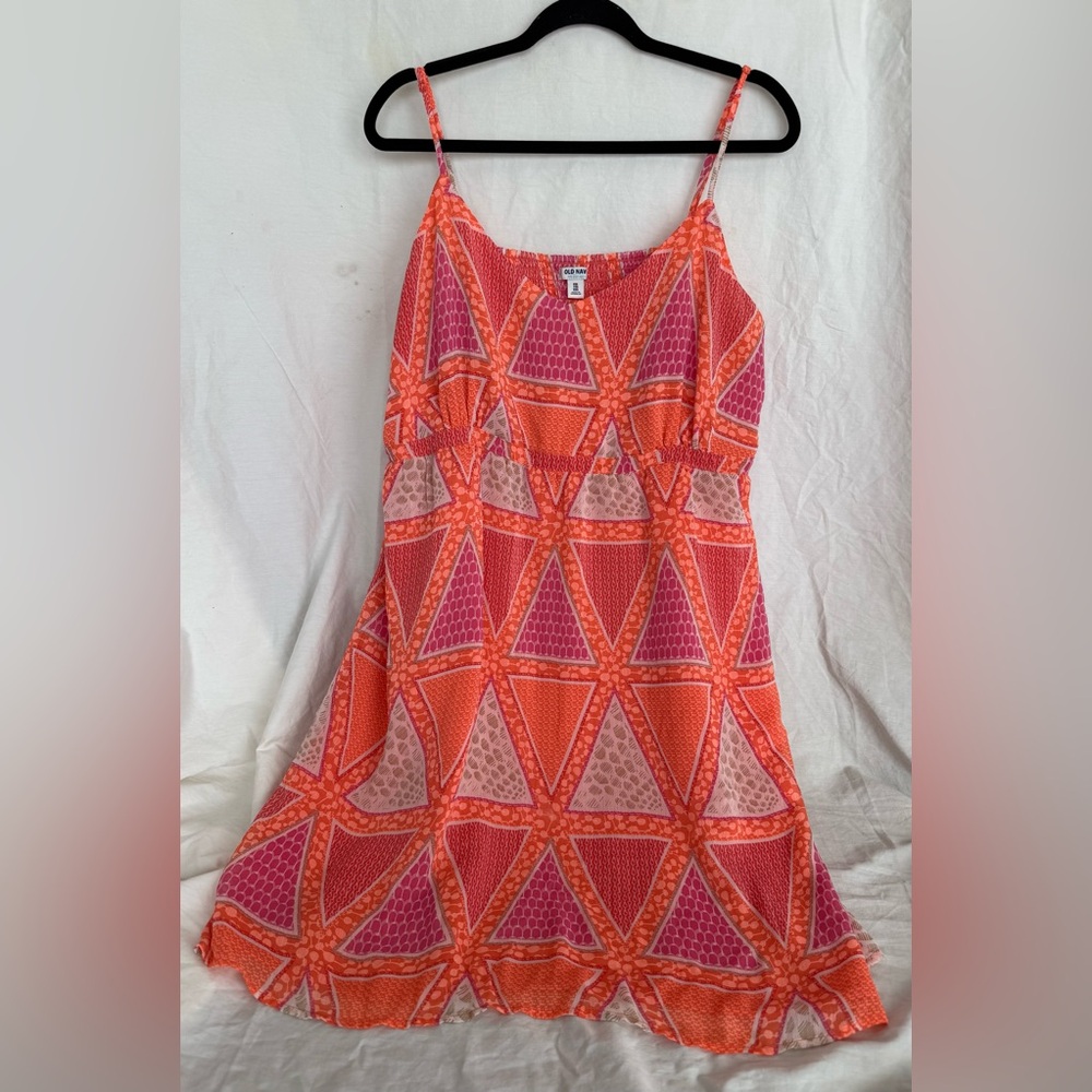 Old Navy Smocked Sleeveless Dress
